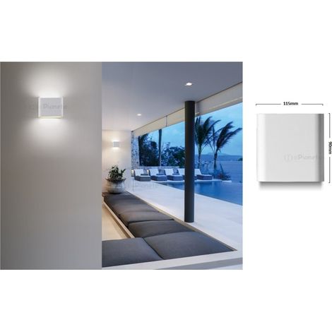 Applique 10w quadrata bianca slim 4000K (1/5)
