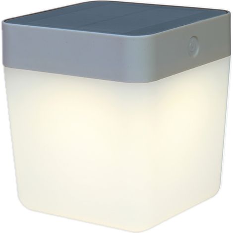 LED SOLAR TILA TABLE CUBE M.TOUCH-DIMMER,KUSTO/SILB-GRAU (1/4)