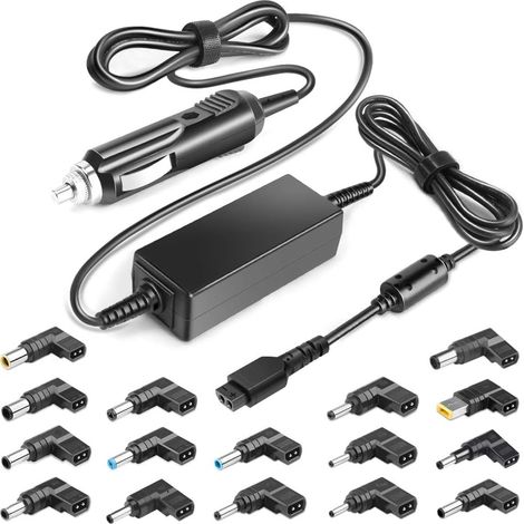 12V-24V Chargeur Universel de Voiture 90W 100W Alimentation PC Portable 15V 16V 18V 18.5V 19V 19.5V 20V Adaptateur (1/5)