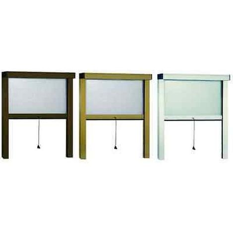 ZANZARIERA A RULLO IN KIT 100X160H VERTICALE X FINESTRE BIANCA riducibile