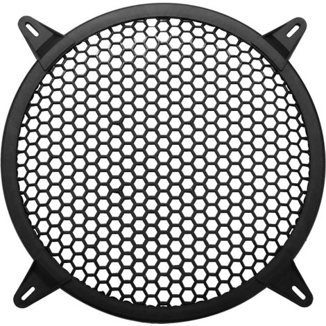 Grille de subwoofer, haut-parleur de voiture, amplificateur, cache-grille, maille - 25 cm