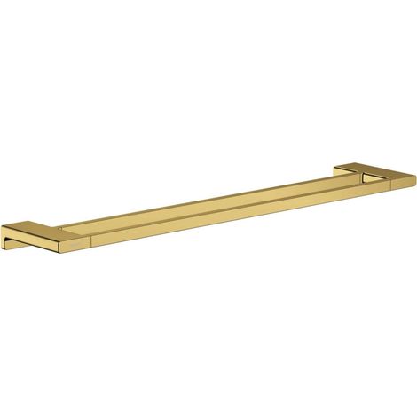 Hansgrohe AddStoris - Toallero doble, longitud 65 cm, aspecto de oro pulido 41743990 (1/2)