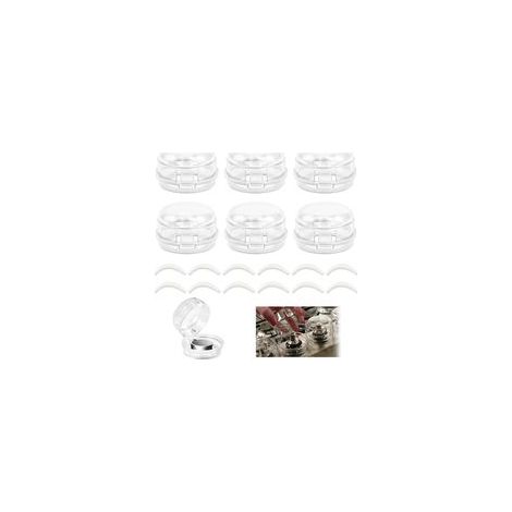 6 Cache-Boutons de Cuisinière pour Sécurité Bébé, Couverture de Bouton pour Cuisinière, Bloc de Protection pour la Sécurité de Enfants, Bouton de Sécurité Four, Protection pour Cuisinière à Gaz