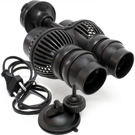 Pompe De Brassage - 1 Unité - Résine Époxy - Débit 12000 L/h - Aquarium Eau Douce Et Mer - Noir