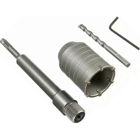 Wandbohrer 200 mm Verbindungsstange Hartmetall-Bohrer-Lochschneider-Set für Klimaanlagen