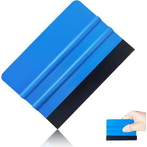 Filzrakel, flexible Kante, strapazierfähiger Kunststoff, für Vinylfolie, Tönungsanwendung (1/2)