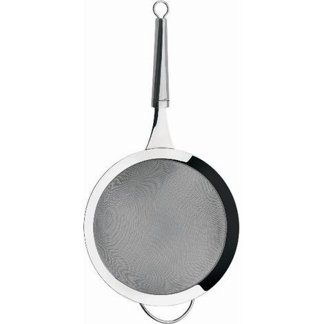 passoire 16 cm avec manche et crochet - cucinieri inox - lagostina