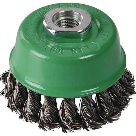 TECWERK Topfbürste D.65mm Drahtstärke 0,35mm VA 12500min-¹ TECWERK