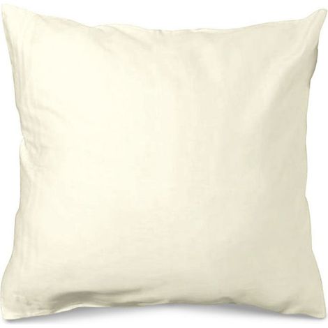 Taie D Oreiller - Satin De Coton - 70x80 Cm - Fermeture Eclair - 1 Piece