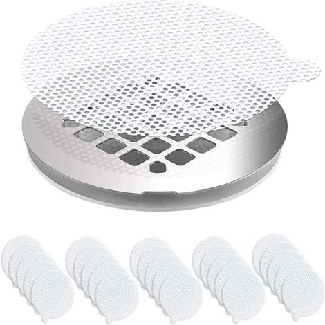 EASYCOMFORT Lot de 25 extensions de cheveux de vidange jetables douche drain extensions de cheveux autocollants en maille (1/4)