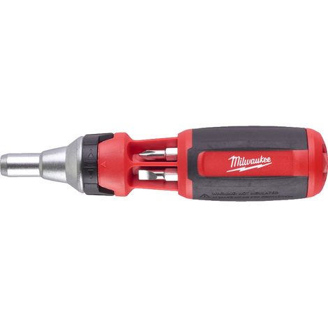 Milwaukee Multi-Bit Schraubendreher mit Ratsche 10in1