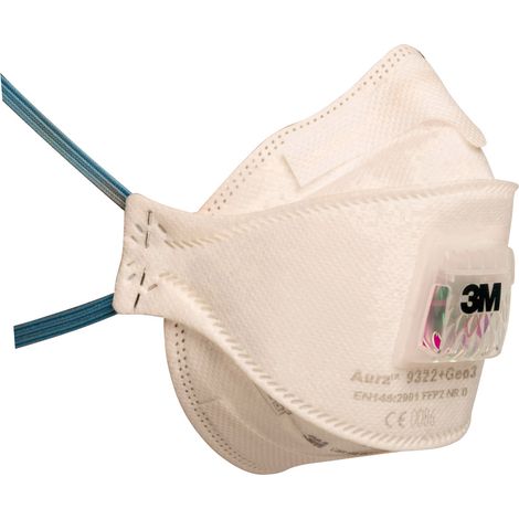 3M Aura 9322+GEN3 Partikelmaske mit Ventil FFP2 10 St. (1/2)