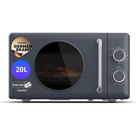 Medion MD100119 Retro Mikrowelle Mocca 800W 20L
