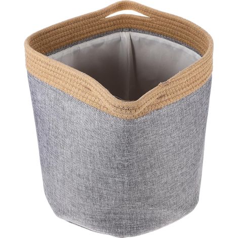 à linge pliable Panier pratique en corde de coton (1/5)