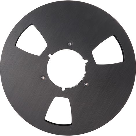 1/4 10 Pouces Bobine Vide 3 Trous Bobine Ouverte Son Bobine Aluminium NAB Reel Noir (1/5)
