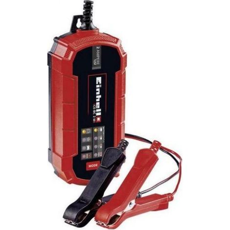 Caricabatterie Einhell CE-BC 2 M 12V 2A IP65 per batterie gel AGM piombo-acido (1/10)