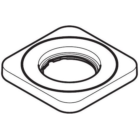 AXOR HG Rosette Axor Citterio M 3-Loch Waschtischarmatur chrom, 98930000