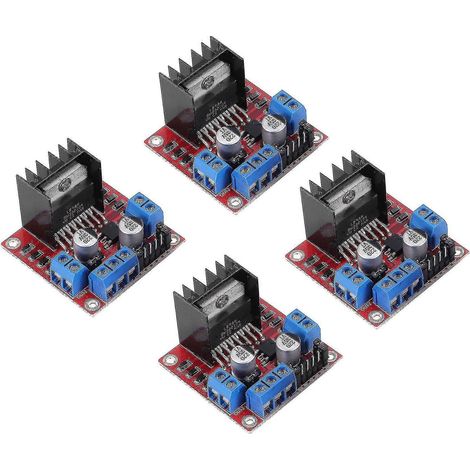 modules de commande de moteur L298N, double pont en H CC, pour alimentation de voiture intelligente R3 (1/5)