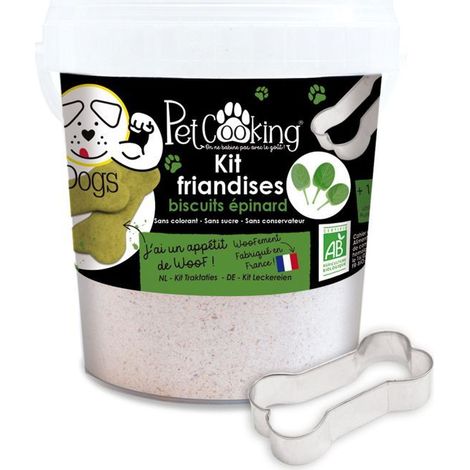 Kit friandises pour chien aux épinards 400 g (1/3)