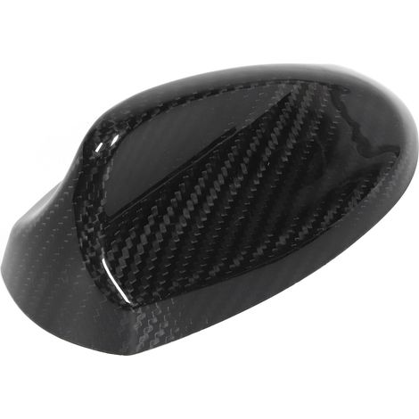 Carbon Fiber Antenne Auto Embout Requin Décor Brillant Noir Compatible Alfa Romeo Giulia/Stelvio (1/5)