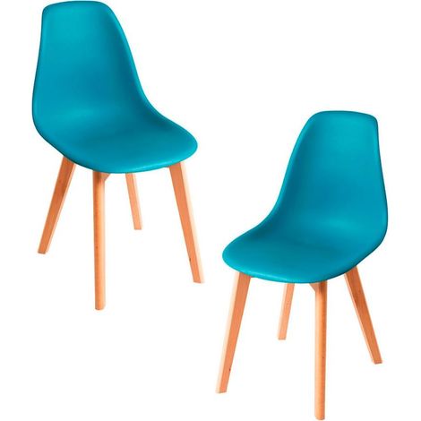 Packs Sillas Comedor - Pack 2 Sillas Kelen - Verde azulado (1/5)