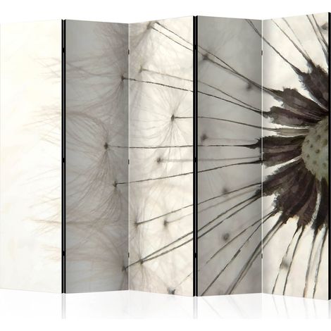 Paravento - White Dandelion II [Room Dividers] - 225x172 (1/4)