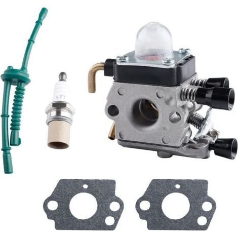 Carburateur Debroussailleuse pour Stihl FS38 FS45 FS46 FS55 FS74 FS75 FS80 FS85 HL45 HL75 HS70 HS74 Débroussailleuse Brosse Kit de pilote de carburant (1/5)