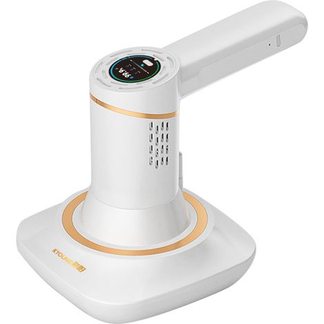Aspirateur de Lit Portable Haute Puissance 3 en 1 Éliminateur d'Acariens pour Maison Blanc