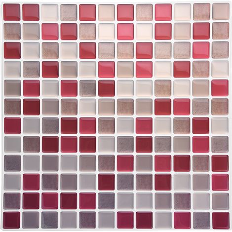 Autocollant de carrelage mural auto-adhésif, décalcomanie, décor de maison, chambre à coucher, salon, salle de bains, DIY (YJC0019) (1/5)