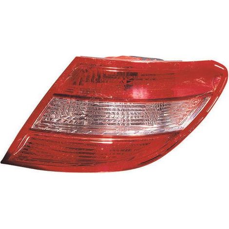 Feu arrière droit rouge et fumé berline Mercedes Classe C W204 phase 1 2007-2011