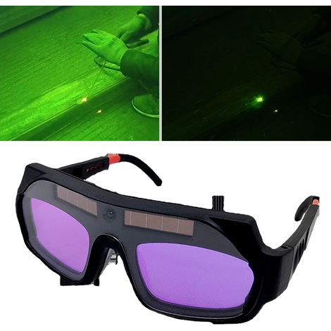 Lunettes de soudage à assombrissement automatique, taille ajustable, lunettes de sécurité de qualité professionnelle (1/5)