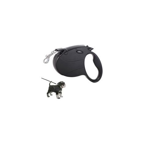 Retractable dog leash, outdoor retractable dog leash with detachable chew extender wire rope,black (1/5)