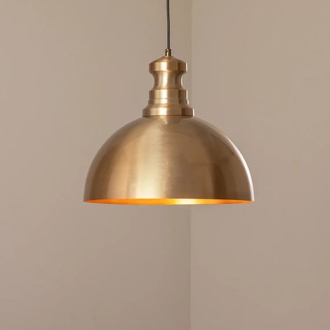 [GEBRAUCHT] B-Ware Opviq Hängeleuchte Pendelleuchte Berceste Metall Gold ø 40 Cm E27 Led Lampe