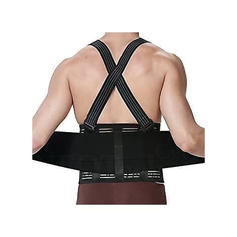 ceinture De Soutien Lombaire Rglable Avec Bretelles, Noir, Taille M (1/5)
