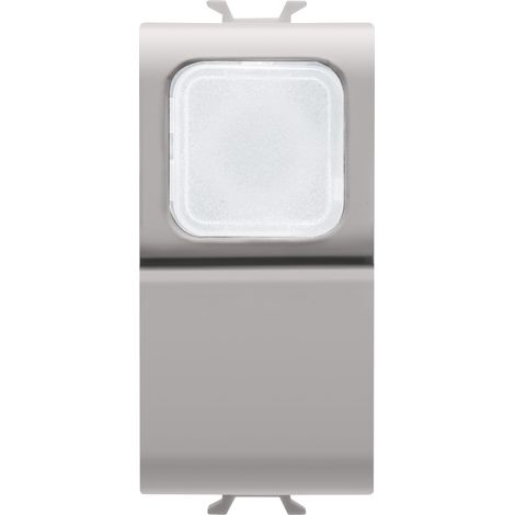 B-P 1M 1P NO 16A VOYANT TRANSP. BEIGE GEWISS GW13144