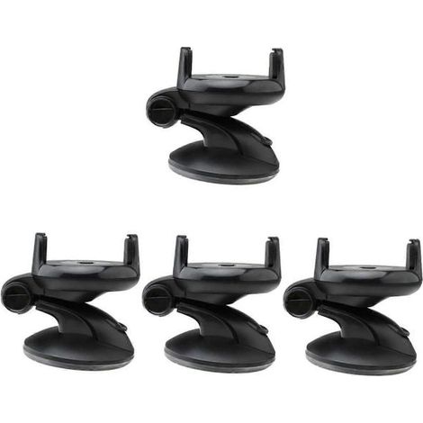 Support de téléphone de voiture à ventouse pour tableau de bord, compatible avec la navigation GPS, noir, lot de 4 (1/5)