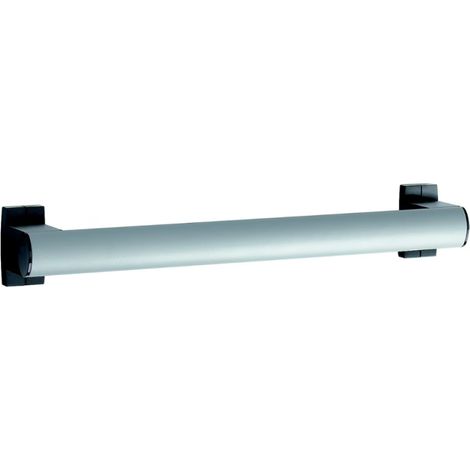 Pasamanos derecho PMR PELLET Design 60 cm tapas de resina epoxi aluminio gris antracita