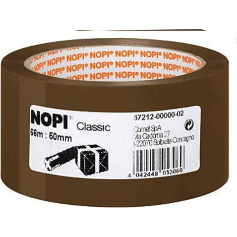 Nopi nastro adesivo marrone 66 metri spessore 52 micron (1/3)
