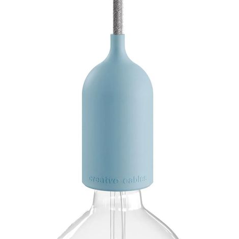 Soporte de lámpara Creative Cables Eiva Pastel azul cielo 126mm IP65 (1/2)