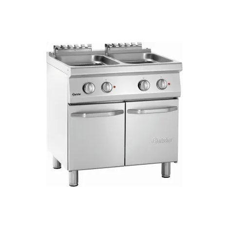 Cuiseur à pâtes électrique 2 x 24 Litres, sur support fermé, 14 000 W, 400 V - MONO