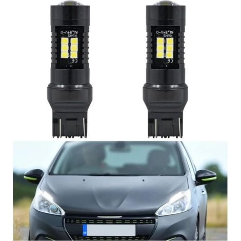 7443 7444NA Ampoule W21/5W Ampoules LED Utilisé Pour Feux de Recul Feu Arrière Phares Antibrouillard DRL Feux de Jours Ampoules de Stop Pour Voiture et moto Blanc 2PCS (1/4)
