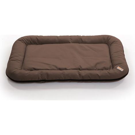 Hundebett Hundekissen Hundekorb Haustierbett Hundesofa Teflon Dunkelbraun 100x120 cm