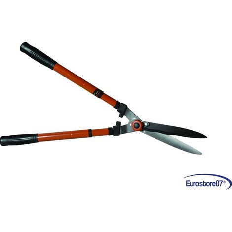 forbice tagliasiepi con lame ondulate da cm 22 e manici telescopici max cm.85 (1/4)