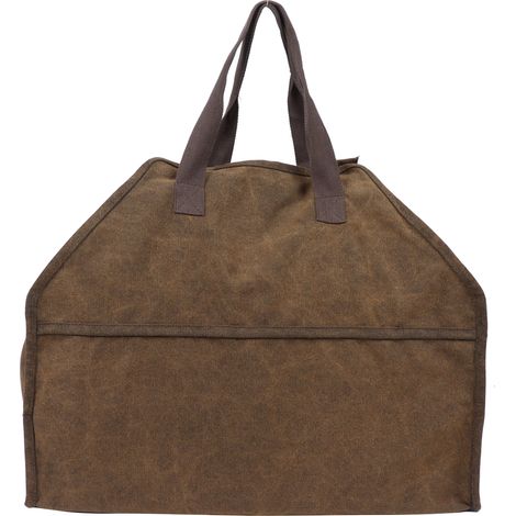 Sac transport bois chauffage – résistant usure – portable – jardin extérieur – accessoire cheminée (1/5)