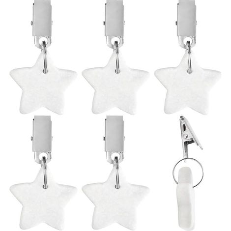 6 pinces poids nappe – pendentifs robustes – pique-nique/décoration mariage – couverture table – maintien sûr (1/5)