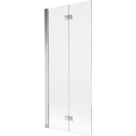 Paroi de douche Mexen Mist à 2 volets gauche 80 x 150 cm, transparent, chromé - 8A9-080-002-01-00-L (1/5)