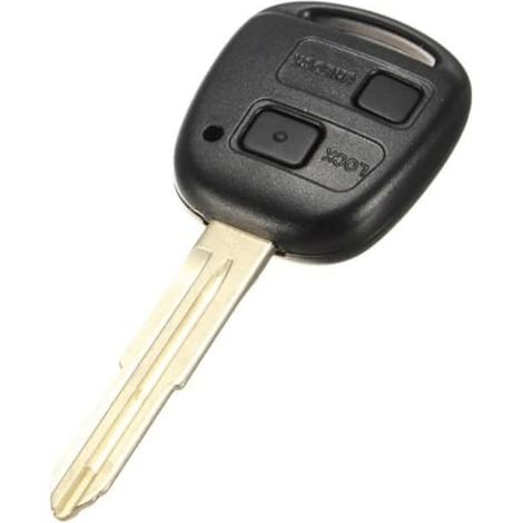Coque de télécommande à bouton Plip pour TOYOTA Yaris Celica Colorado + plaque + 2 interrupteurs (1/4)
