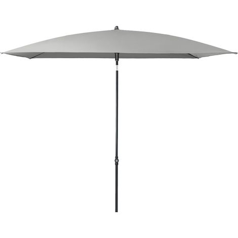 Doppler Mittelstockschirm "Sunline Waterproof Neo" 230 x 190 cm, hellgrau, Bezug aus 100% Polyester, Gestell aus Stahl, Gewicht 4,6 kg (1/5)
