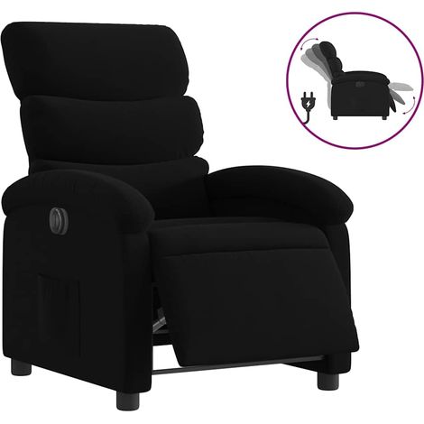 Maison Exclusive - Relaxsessel Elektrisch Schwarz Stoff