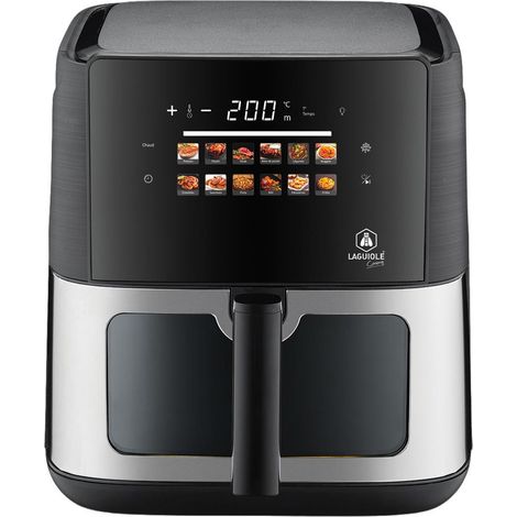 LAGUIOLE CUISSON - Friteuse à air chaud 8L - Écran tactile 12 programmes